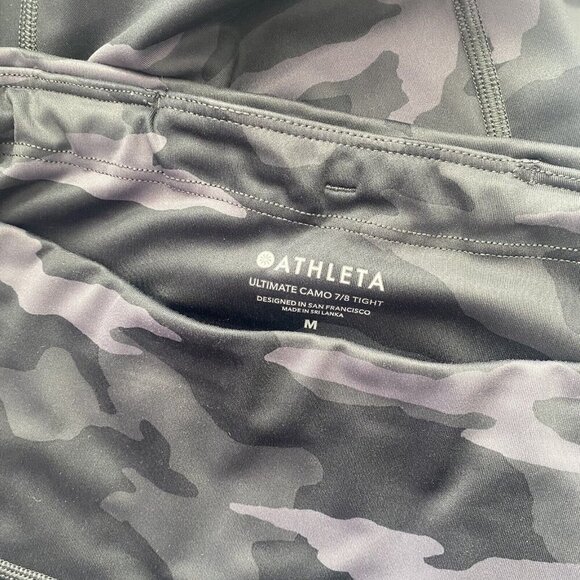 Athleta Ultimate Stash Pocket Camo 7/8 Tight SuperSonic Leggings - Picture 5 of 7